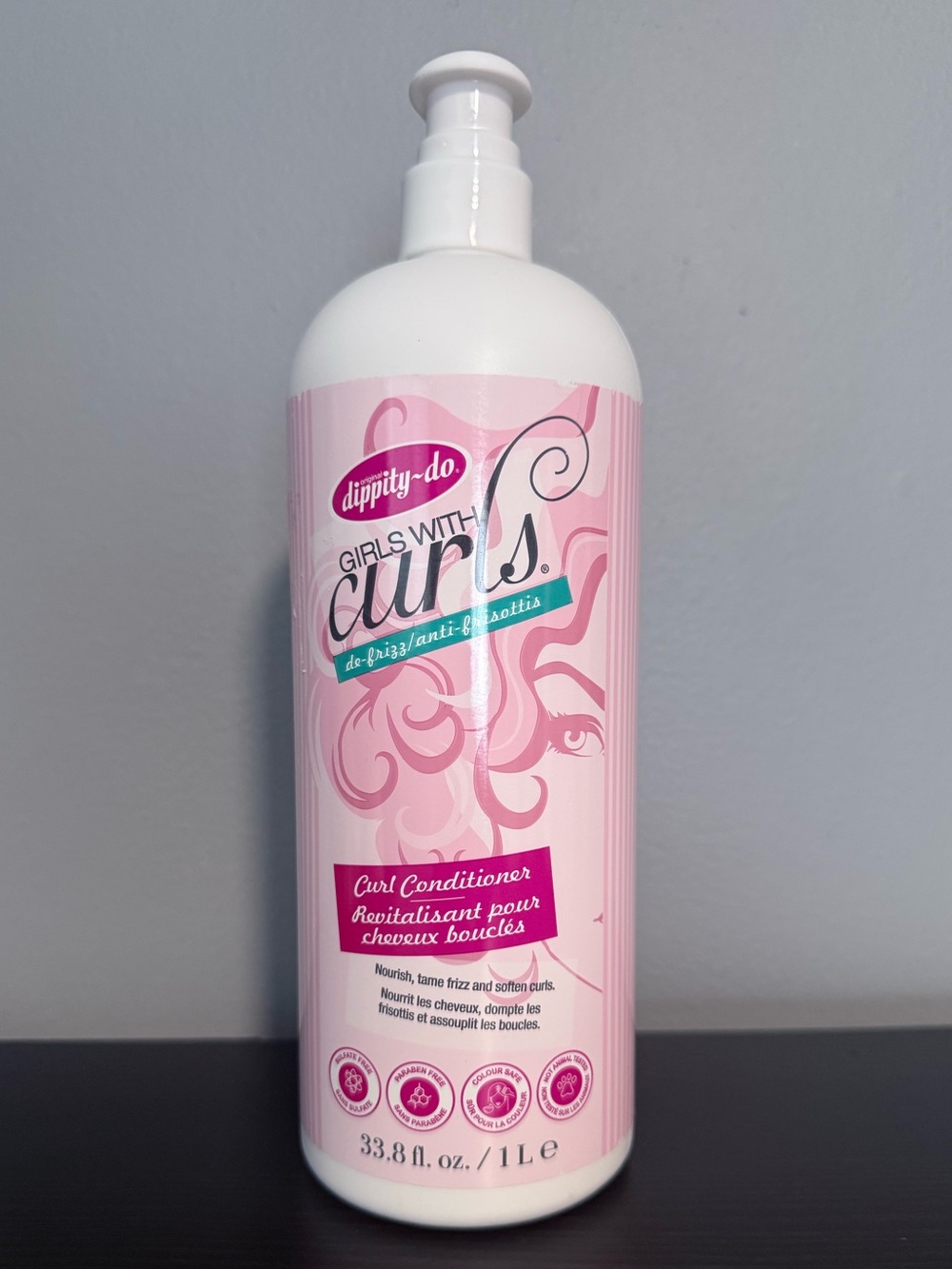 Dippity Do Girls with Curls Anti Frizz Curl Conditioner | 33.8 oz | NWT